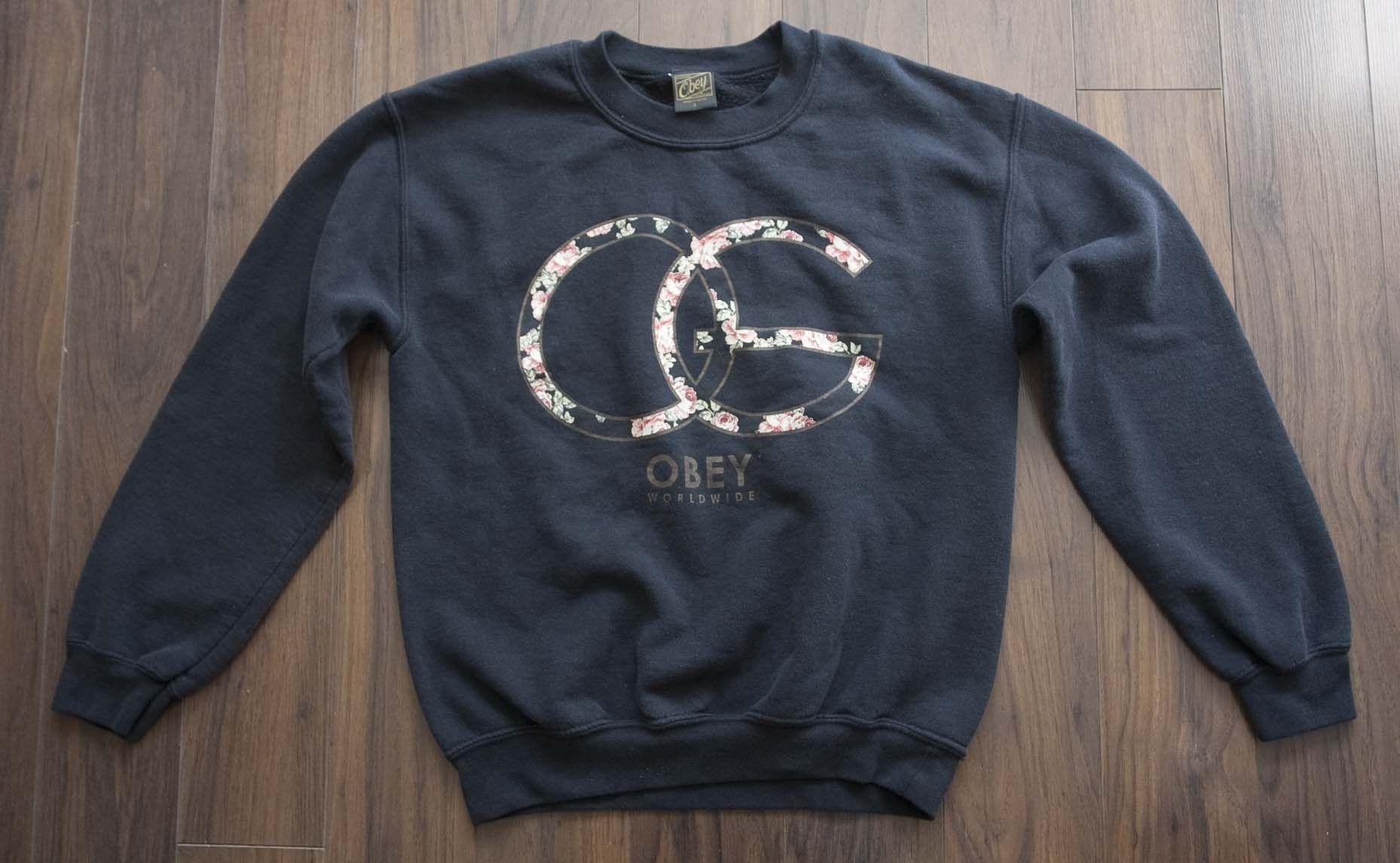 Obey Obey Sweatshirt Logo Size S Size US S / EU 44-46 / 1 - 1 Thumbnail