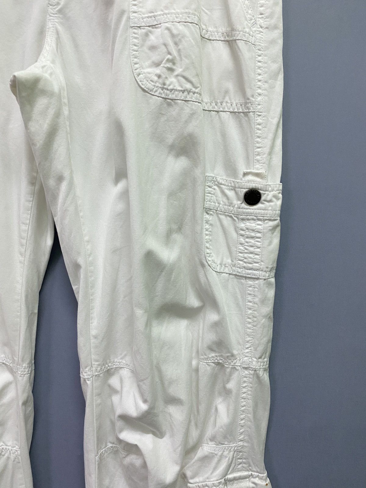 Aeropostale Cargo AEROPOSTALE 8 Pocket Parachute White Pants Size US 32 / EU 48 - 9 Thumbnail