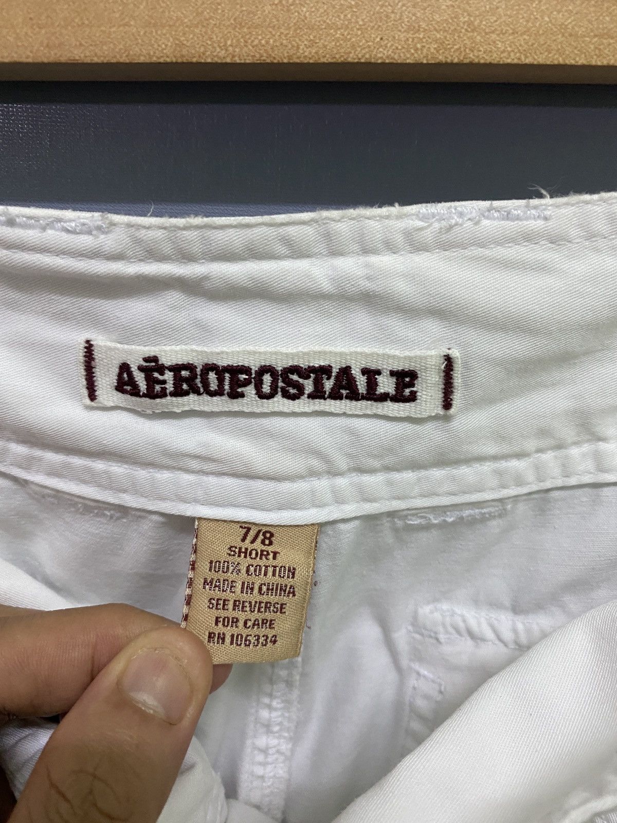 Aeropostale Cargo AEROPOSTALE 8 Pocket Parachute White Pants Size US 32 / EU 48 - 19 Thumbnail