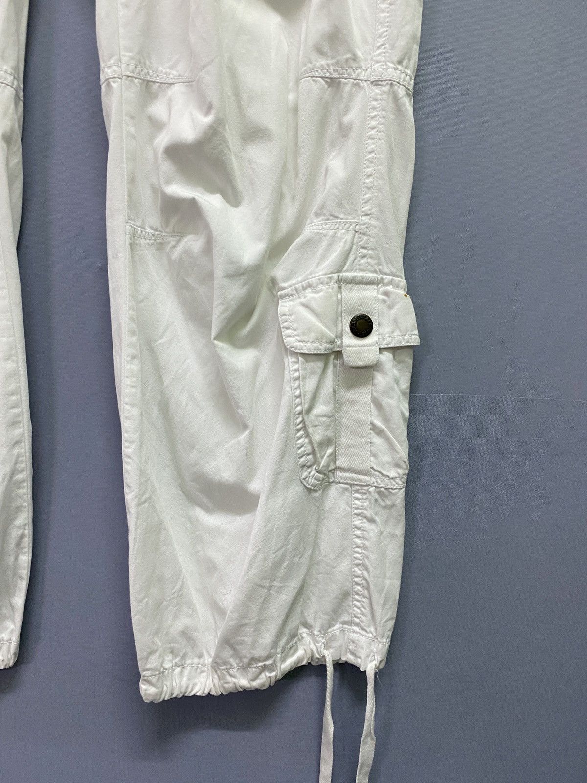 Aeropostale Cargo AEROPOSTALE 8 Pocket Parachute White Pants Size US 32 / EU 48 - 8 Thumbnail