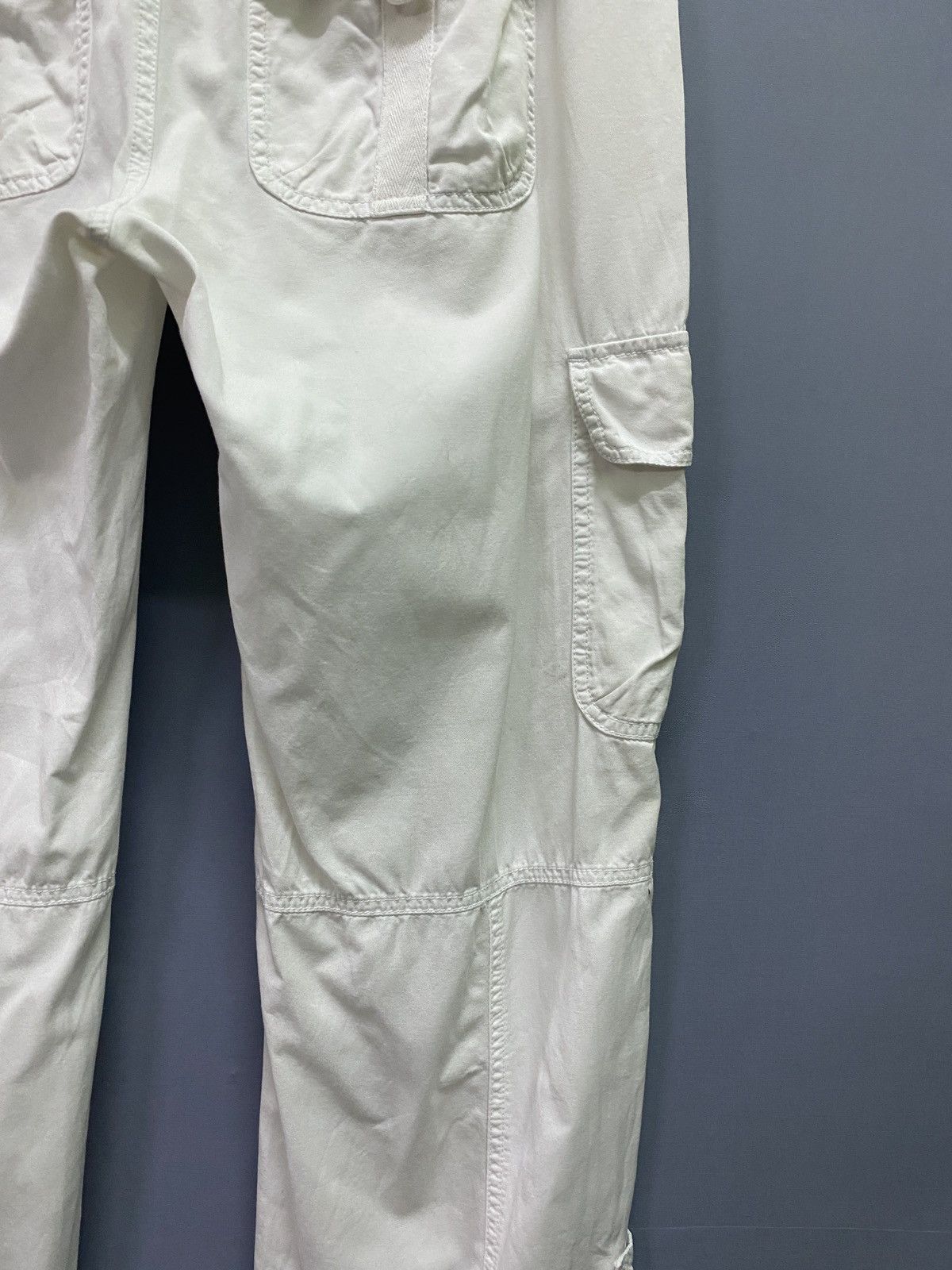 Aeropostale Cargo AEROPOSTALE 8 Pocket Parachute White Pants Size US 32 / EU 48 - 18 Thumbnail