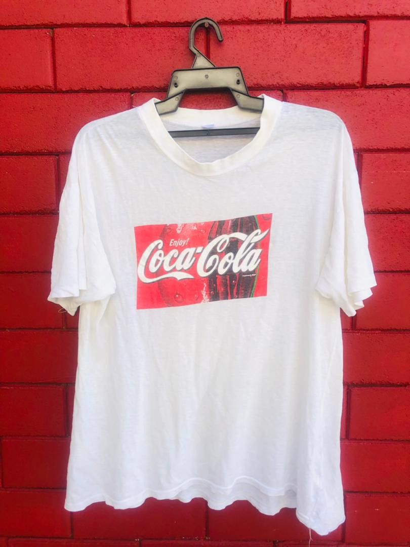 Japanese Brand × Vintage Vintage Coca cola Streetwear Designer Fashion Style Shirt Size US M / EU 48-50 / 2 - 1 Thumbnail