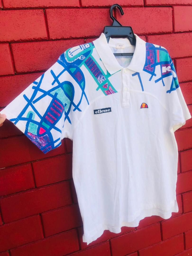Ellesse × Vintage Vintage Ellesse Japanese Designer Fashion Style Shirt Size US L / EU 52-54 / 3 - 4 Thumbnail