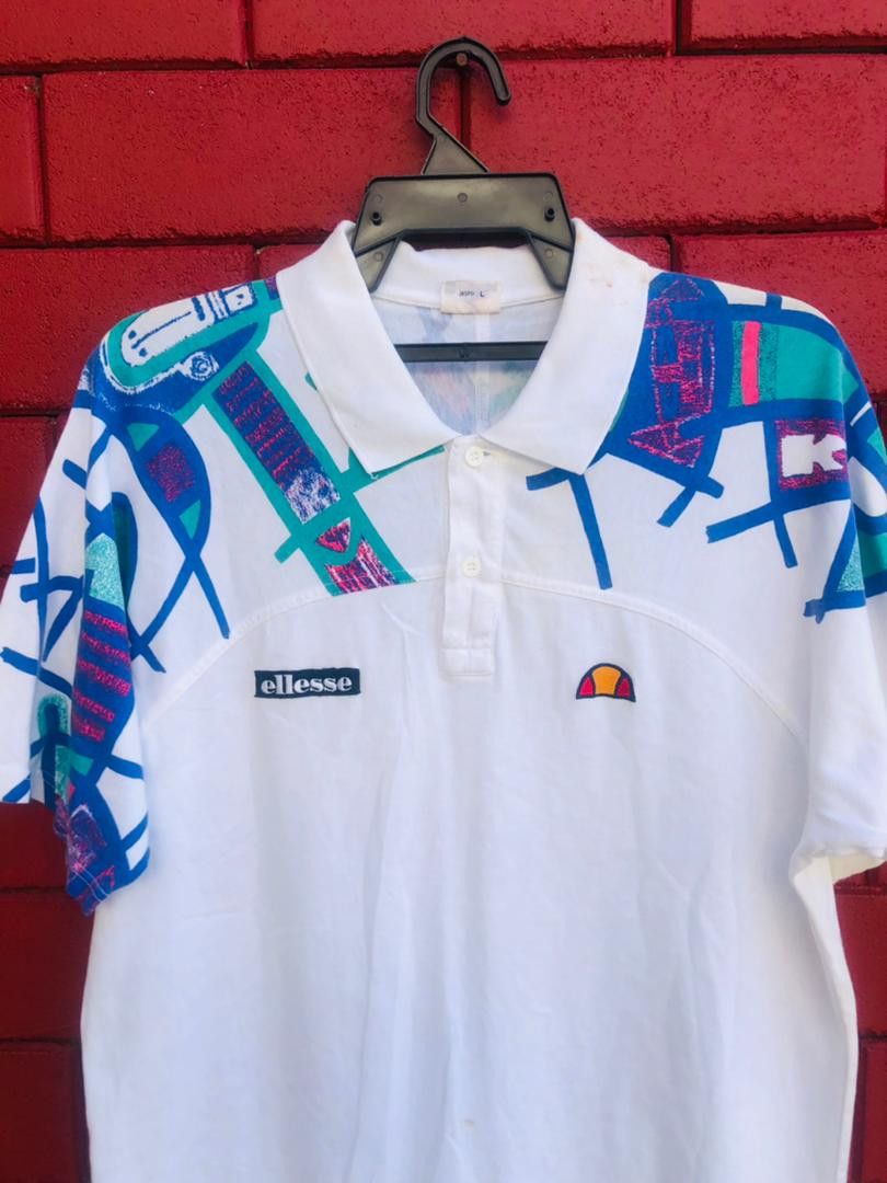 Ellesse × Vintage Vintage Ellesse Japanese Designer Fashion Style Shirt Size US L / EU 52-54 / 3 - 3 Thumbnail