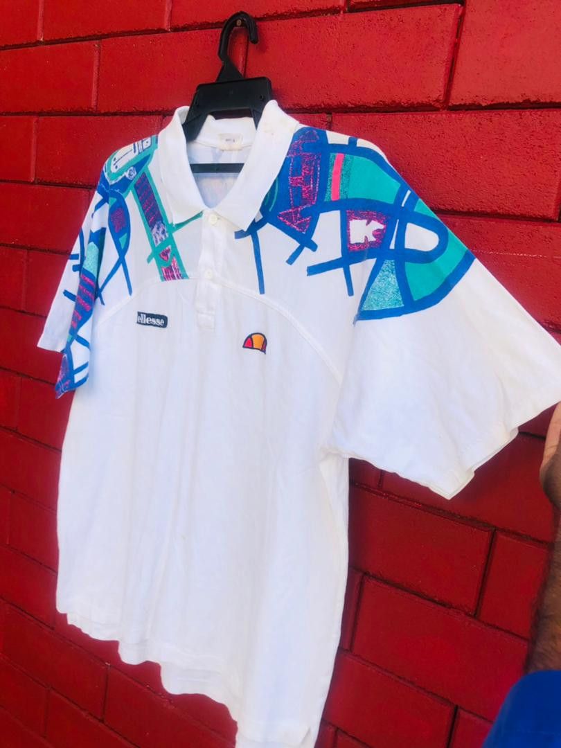 Ellesse × Vintage Vintage Ellesse Japanese Designer Fashion Style Shirt Size US L / EU 52-54 / 3 - 5 Thumbnail
