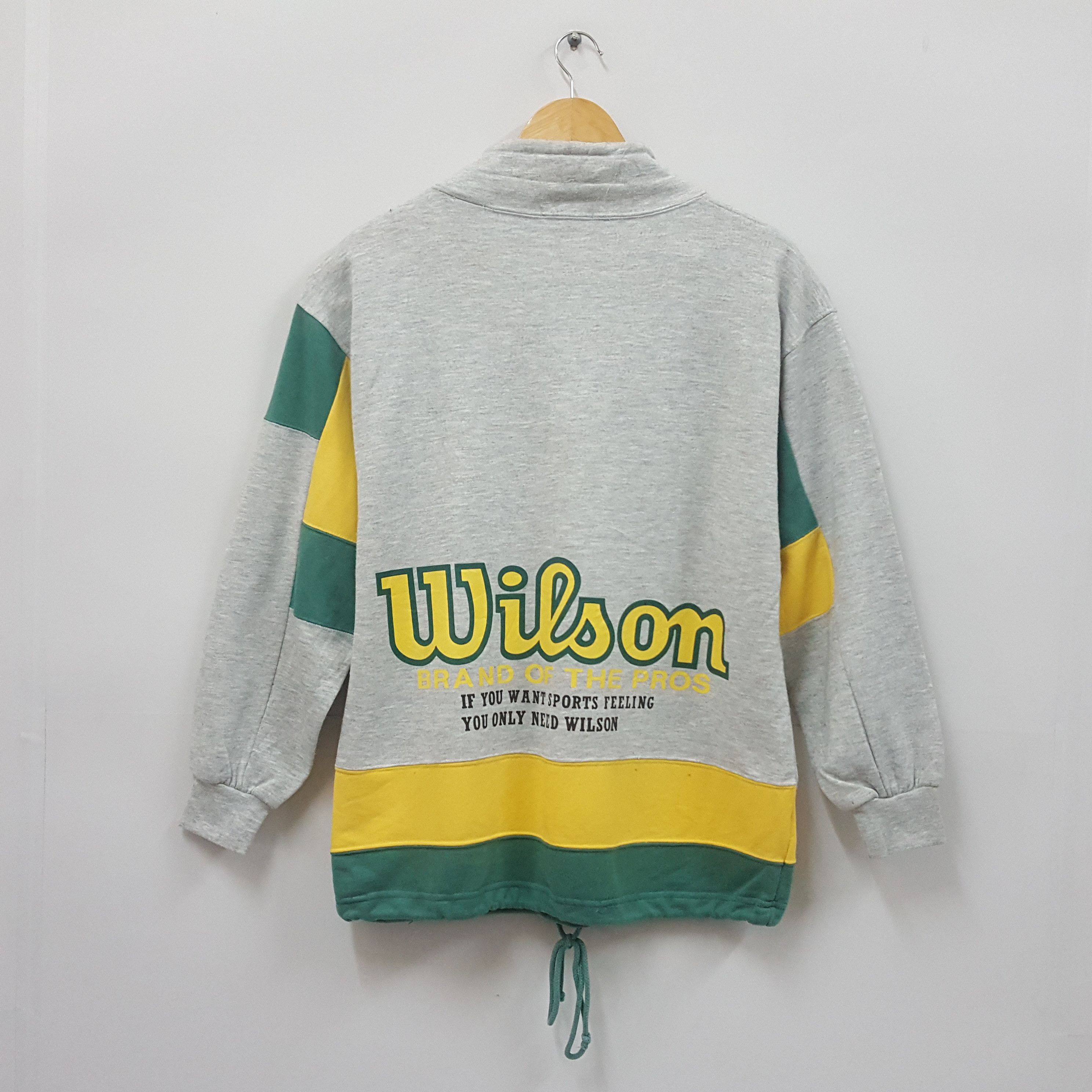 Vintage × Wilson Vintage Wilson multicolour nice design sweatshirt Size US L / EU 52-54 / 3 - 2 Thumbnail
