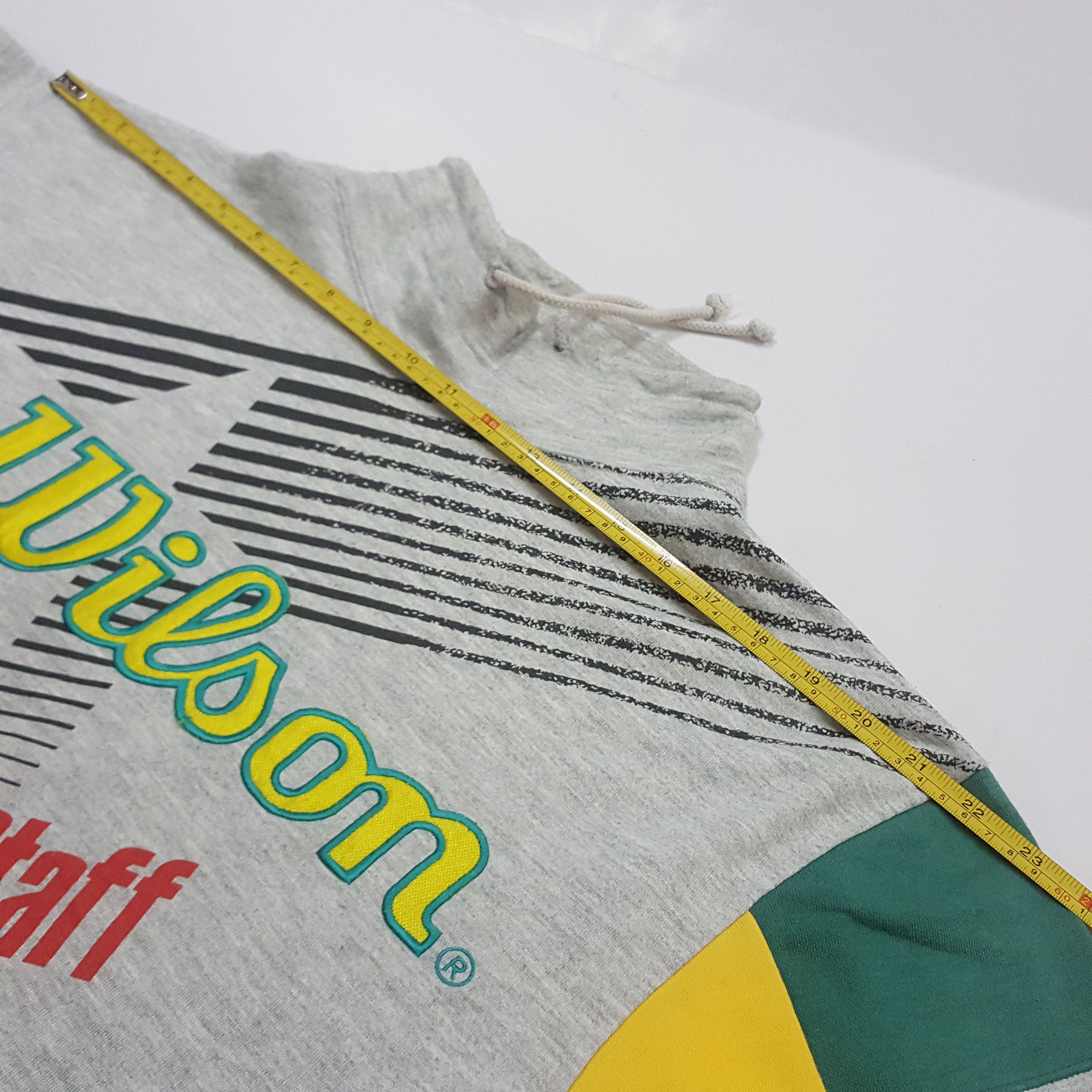 Vintage × Wilson Vintage Wilson multicolour nice design sweatshirt Size US L / EU 52-54 / 3 - 6 Thumbnail