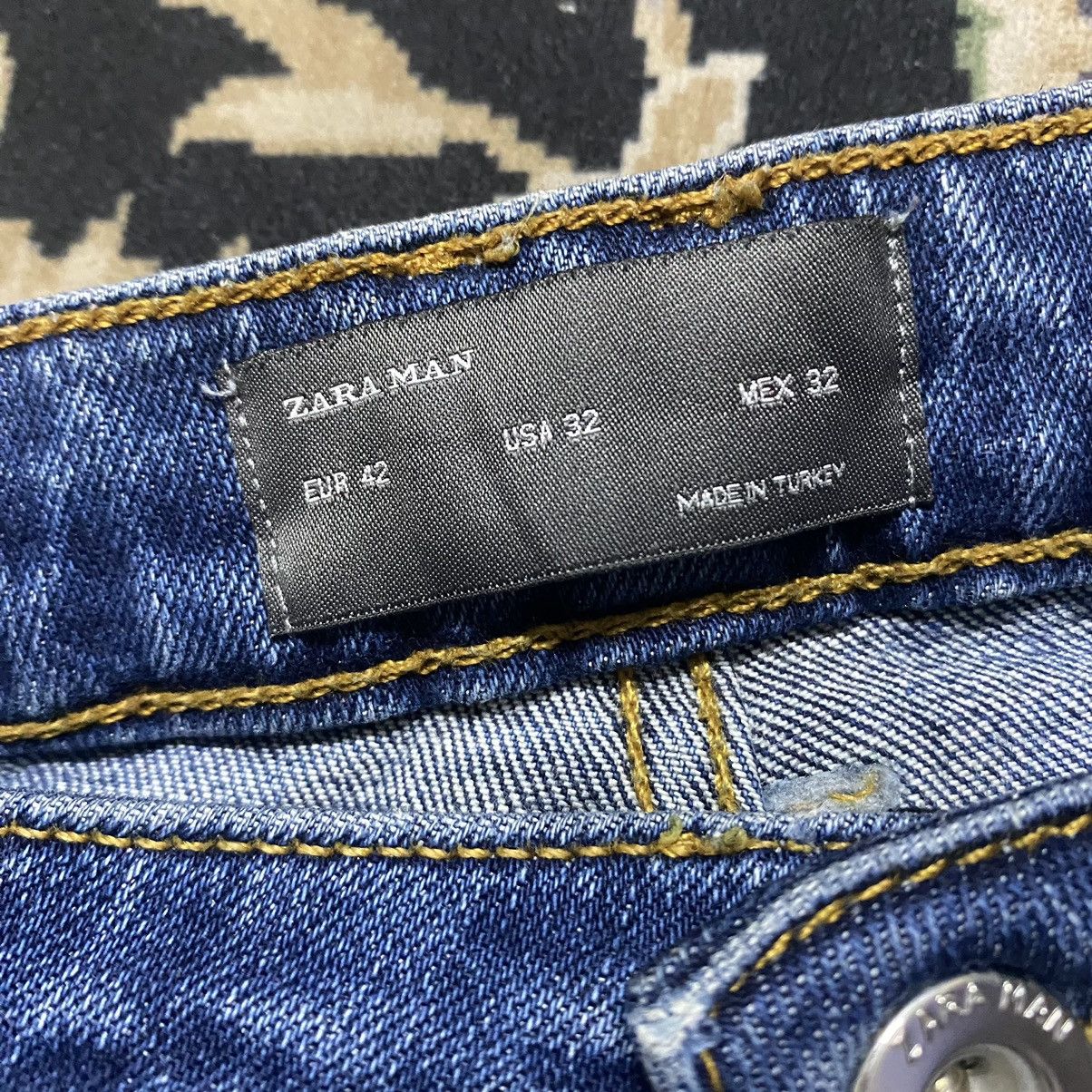 Zara Zara Man Trashed Jeans Skinny Ankle Zip Size US 32 / EU 48 - 18 Thumbnail