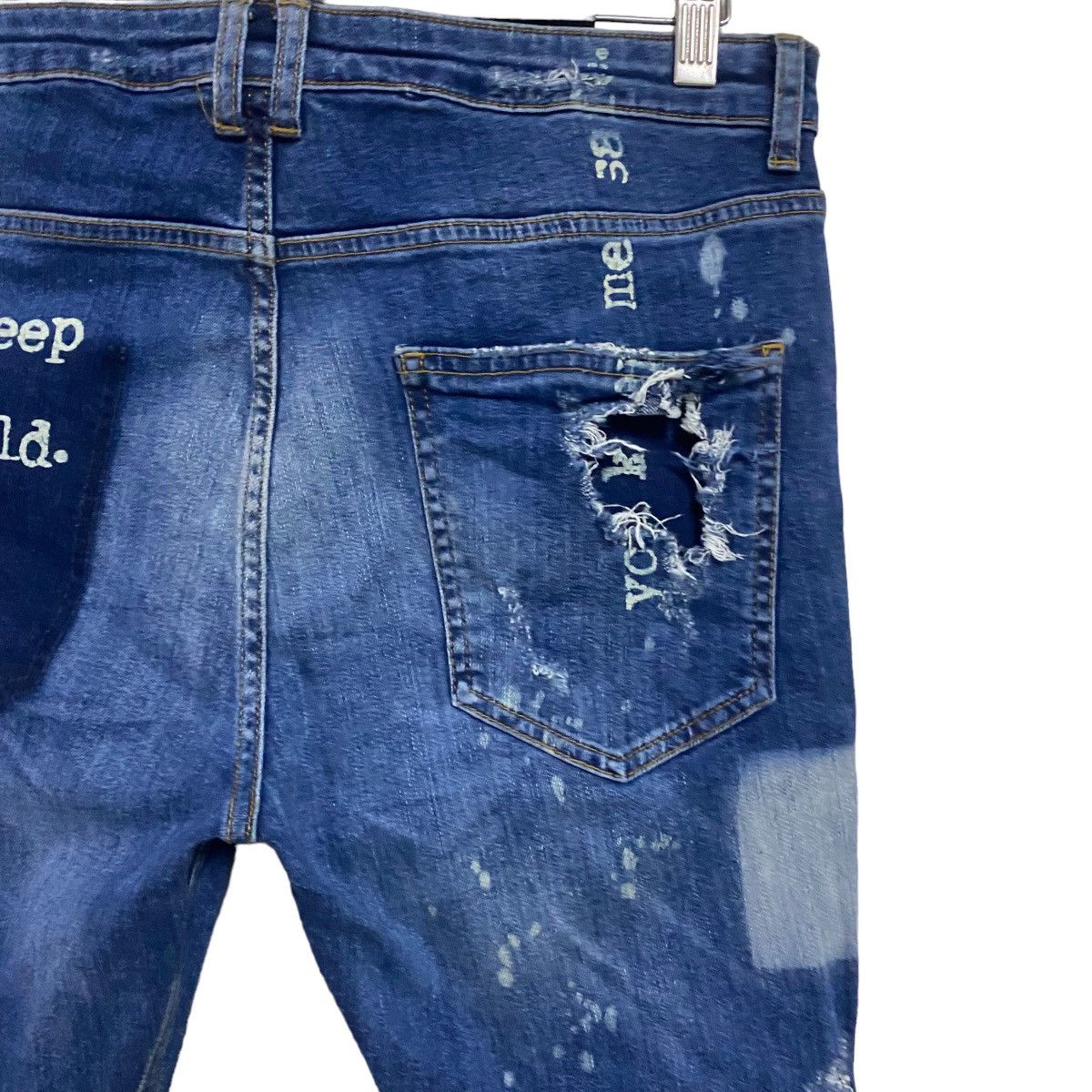 Zara Zara Man Trashed Jeans Skinny Ankle Zip Size US 32 / EU 48 - 13 Thumbnail