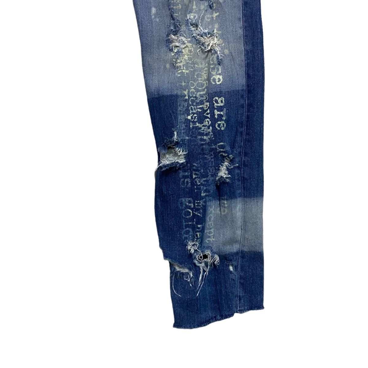 Zara Zara Man Trashed Jeans Skinny Ankle Zip Size US 32 / EU 48 - 10 Thumbnail