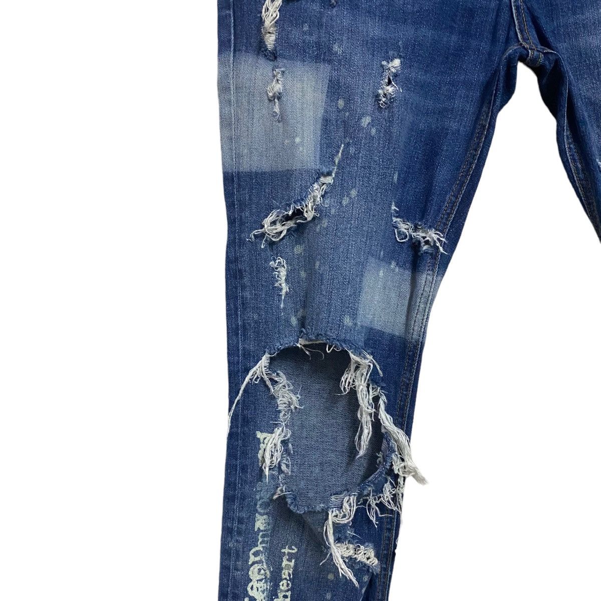 Zara Zara Man Trashed Jeans Skinny Ankle Zip Size US 32 / EU 48 - 7 Thumbnail