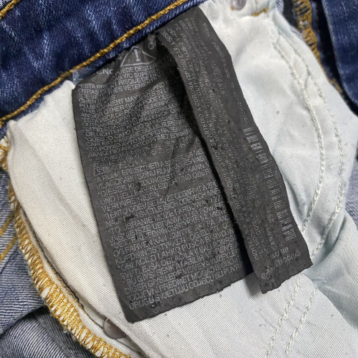 Zara Zara Man Trashed Jeans Skinny Ankle Zip Size US 32 / EU 48 - 19 Thumbnail