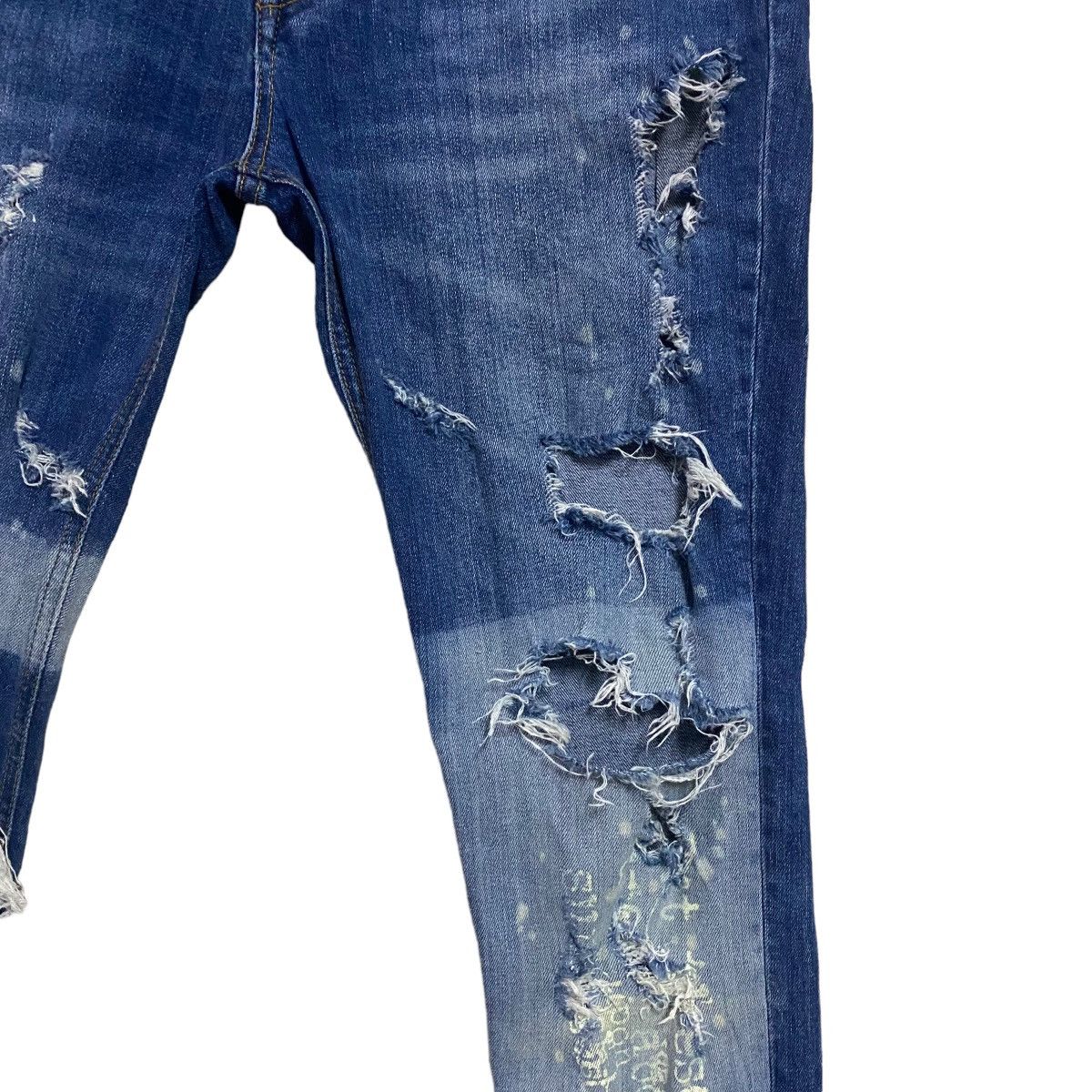 Zara Zara Man Trashed Jeans Skinny Ankle Zip Size US 32 / EU 48 - 8 Thumbnail
