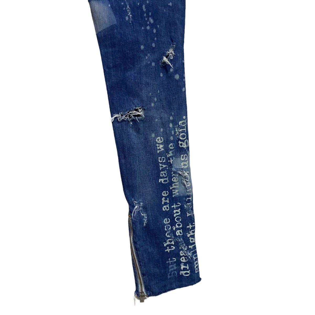 Zara Zara Man Trashed Jeans Skinny Ankle Zip Size US 32 / EU 48 - 16 Thumbnail