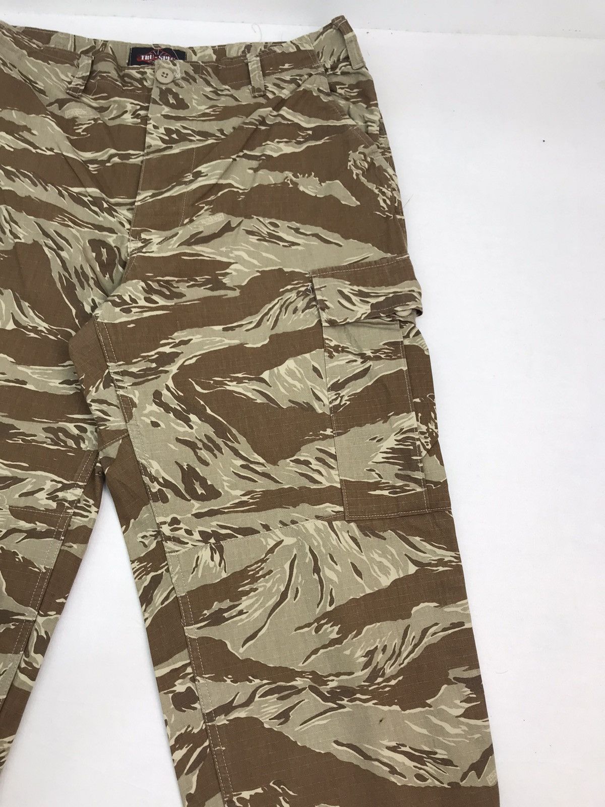 Tru-Spec Vintage Camo Cargo pants multi poket military Size US 34 / EU 50 - 4 Thumbnail