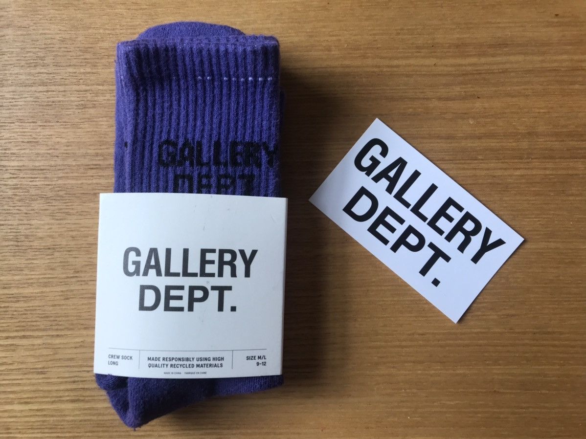 image of Gallery Dept Gallery Drpt. Clean Socks in Purple, Men's