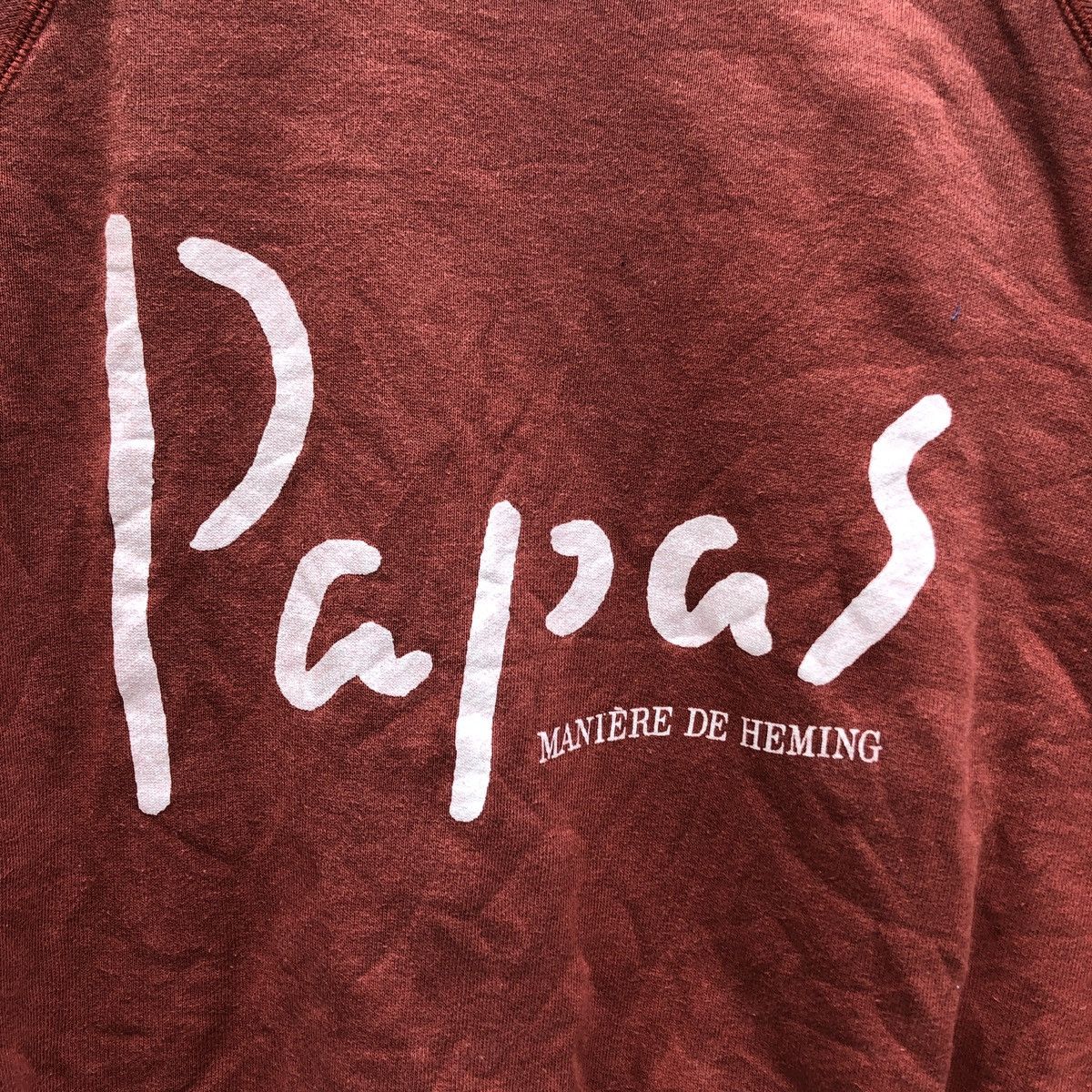 Japanese Brand PAPAS Maniere de Heming Crew Neck Sweatshirt #0717-21 Size US L / EU 52-54 / 3 - 7 Thumbnail