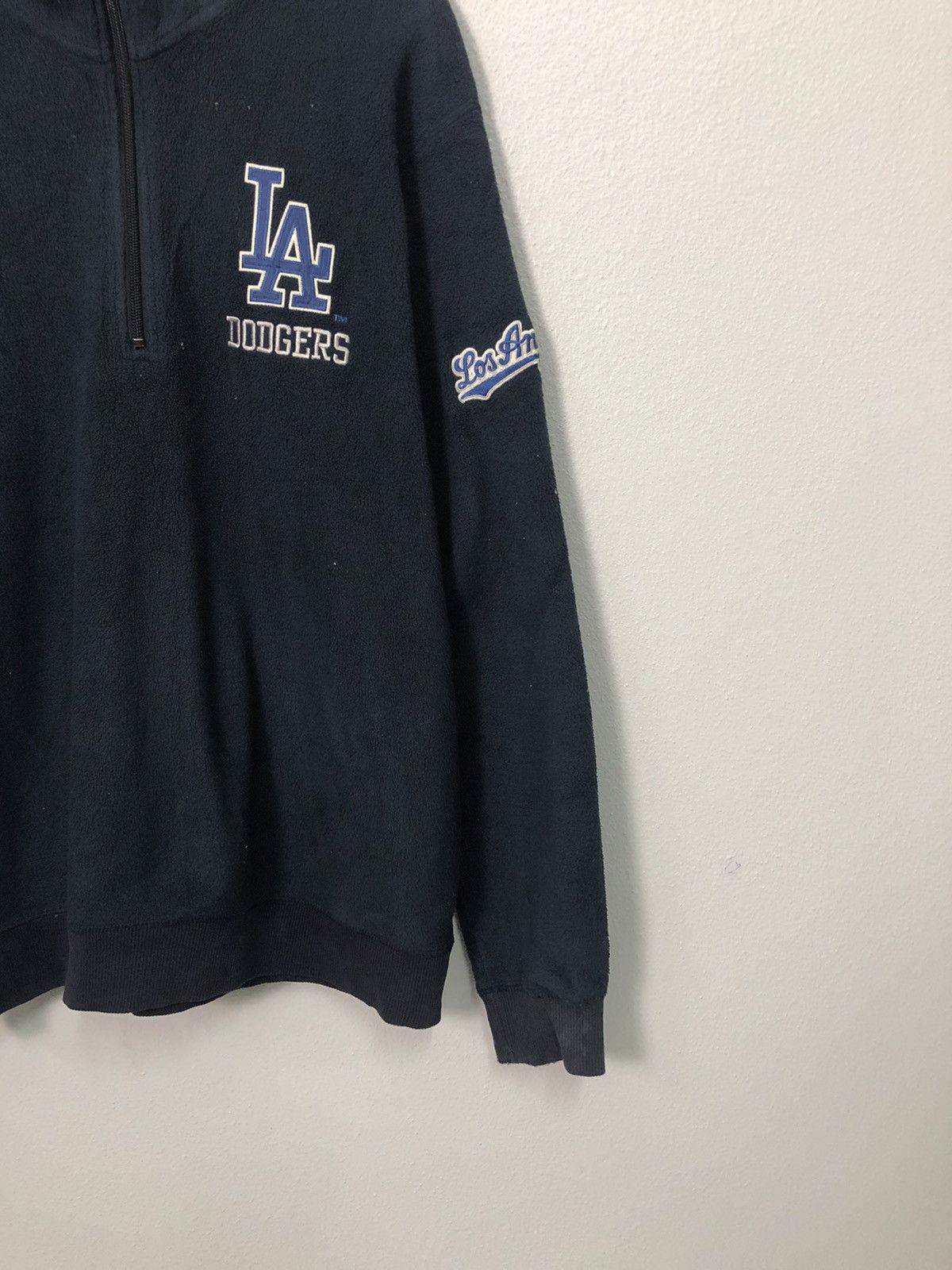 MLB Vintage Los Angeles Dodgers Embroidered Logo Sweatshirt Size US M / EU 48-50 / 2 - 2 Thumbnail