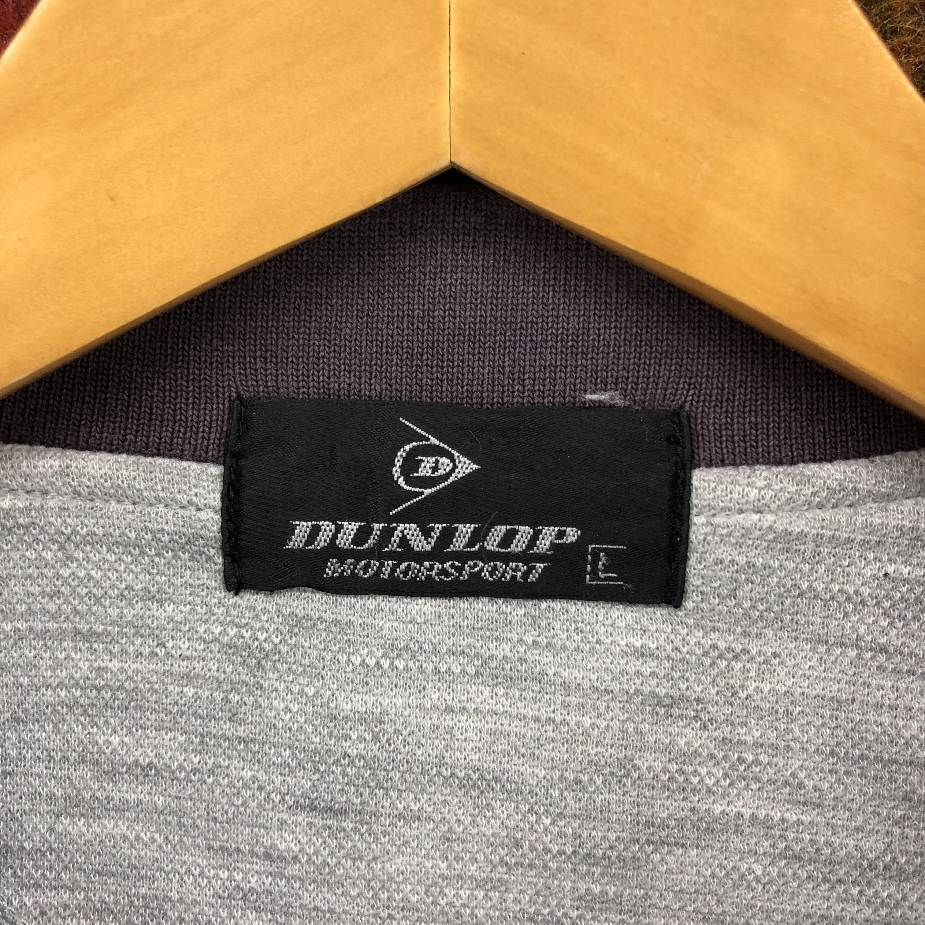 Dunlop DUNLOP MOTORSPORT Polo Sweatshirt Single Pocket #0532/W Size US M / EU 48-50 / 2 - 7 Thumbnail
