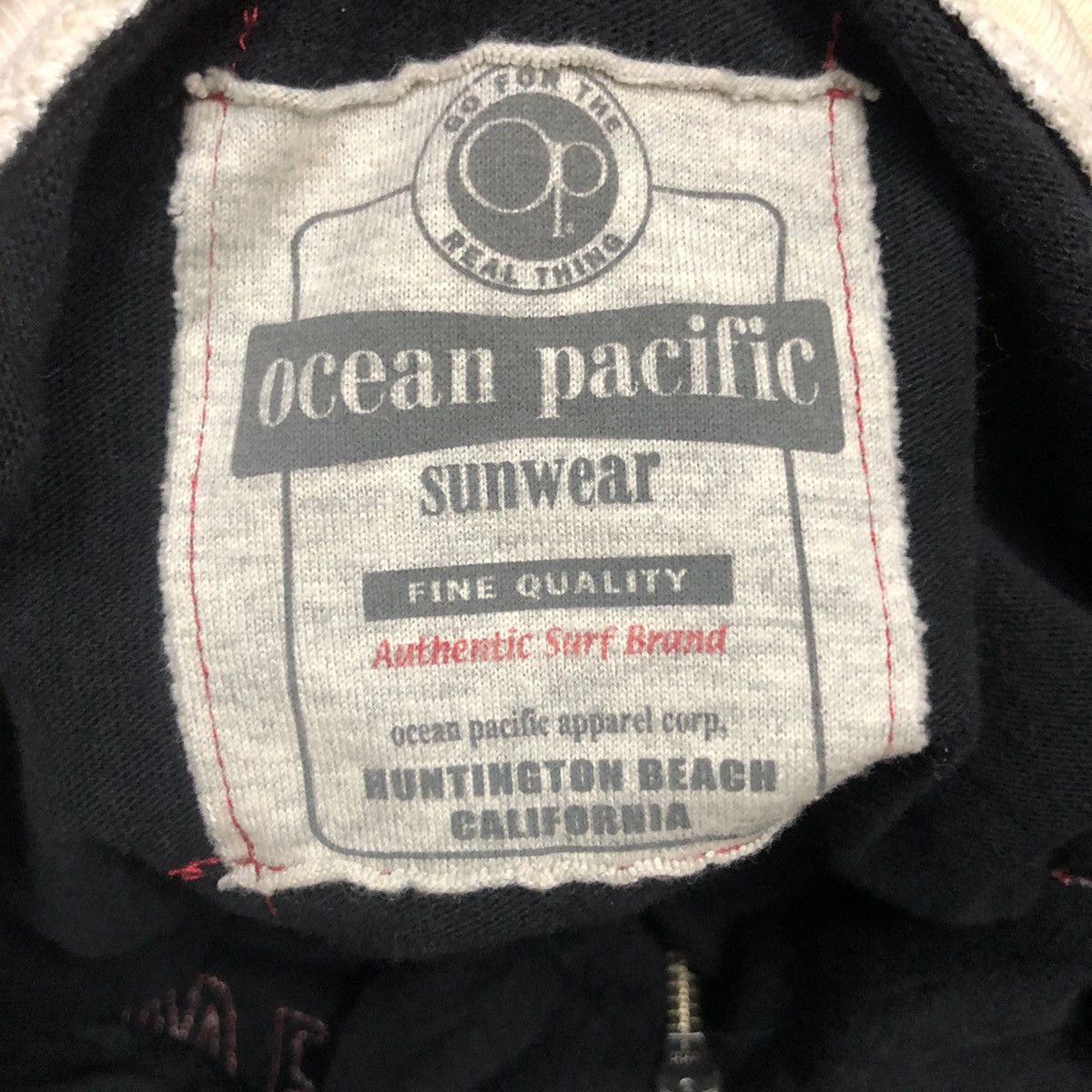 Ocean Pacific Vintage Ocean Pacific Big Logo Zipper Ups Jacket Size US M / EU 48-50 / 2 - 11 Thumbnail