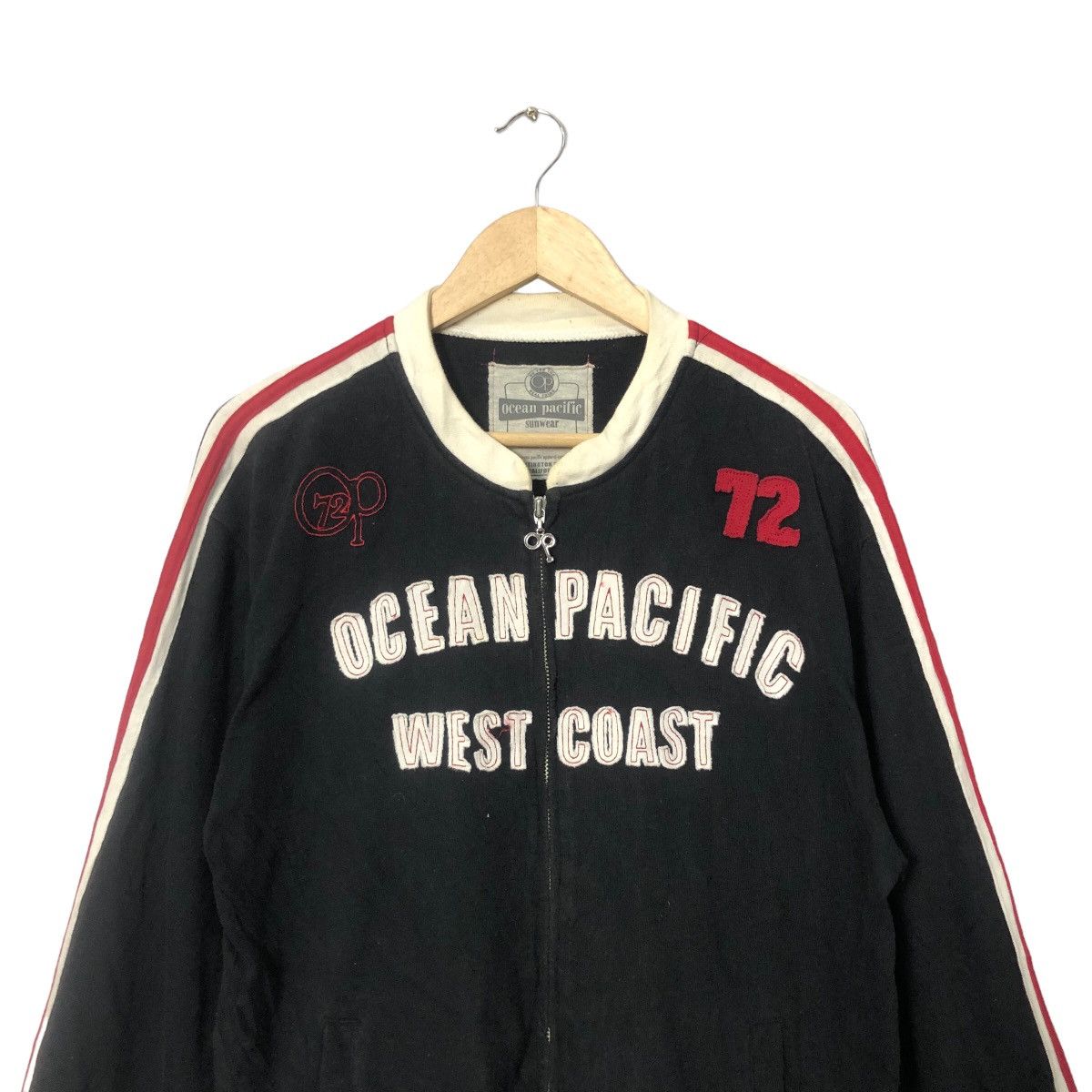 Ocean Pacific Vintage Ocean Pacific Big Logo Zipper Ups Jacket Size US M / EU 48-50 / 2 - 4 Thumbnail