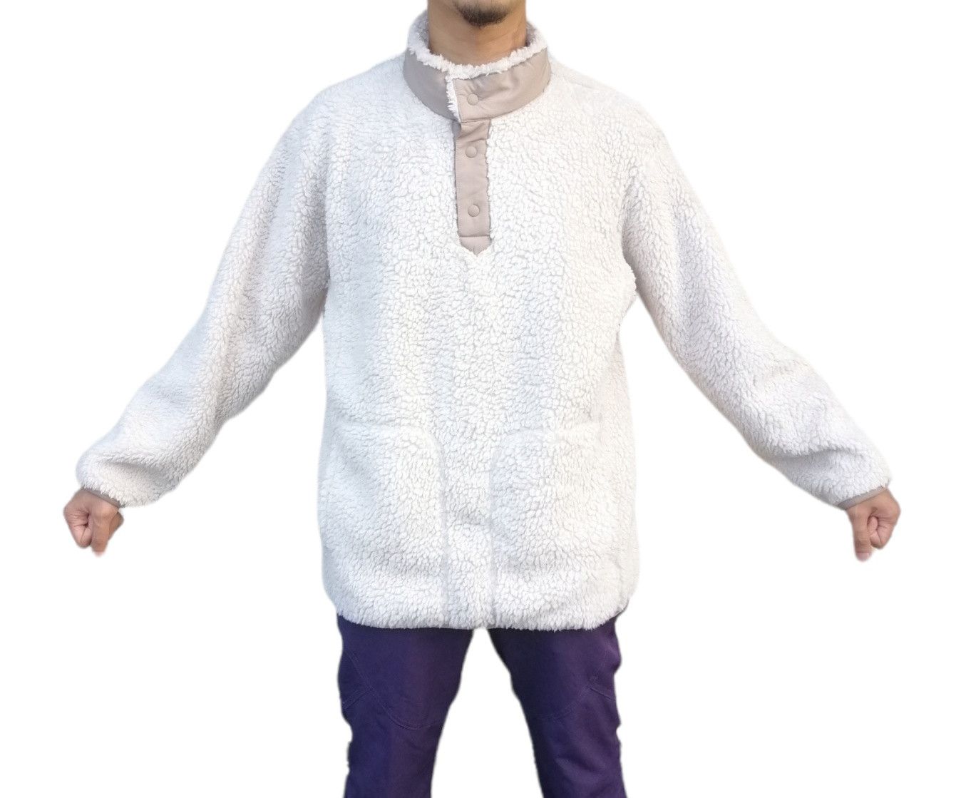 White Mountaineering UNIQLO x WHITE MOUNTAINEERING Fleece Pullover Size US M / EU 48-50 / 2 - 3 Thumbnail