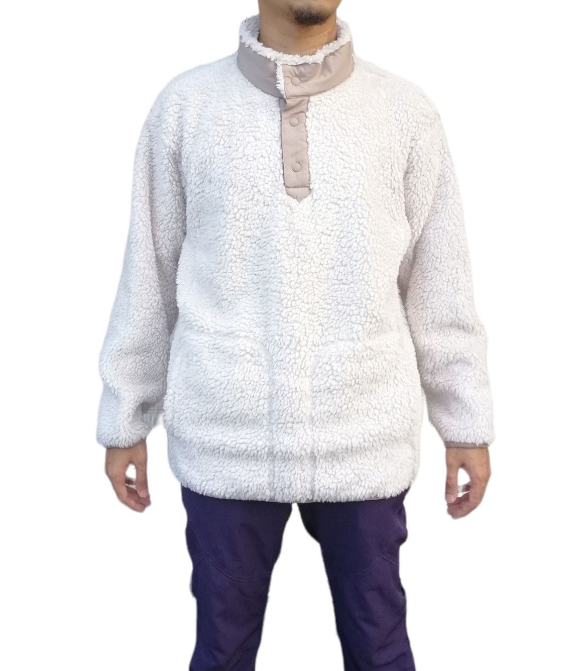 White Mountaineering UNIQLO x WHITE MOUNTAINEERING Fleece Pullover Size US M / EU 48-50 / 2 - 2 Thumbnail