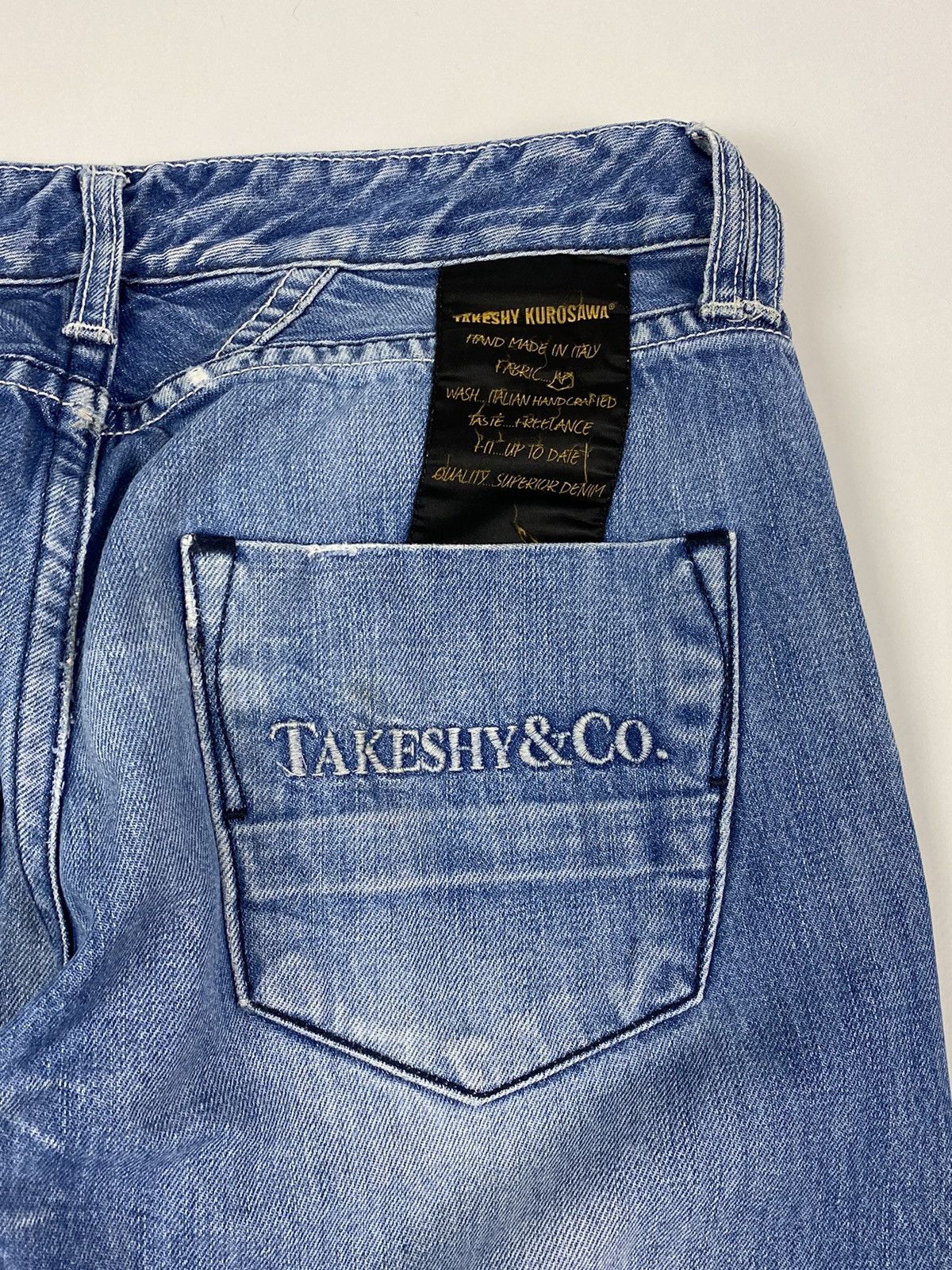 Takeshy Kurosawa Takeshy Kurosawa Denim Jeans Pants Size US 34 / EU 50 - 11 Thumbnail