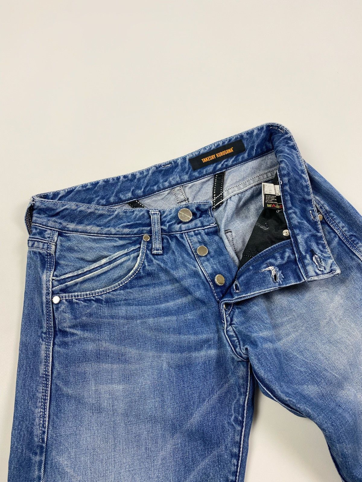 Takeshy Kurosawa Takeshy Kurosawa Denim Jeans Pants Size US 34 / EU 50 - 6 Thumbnail