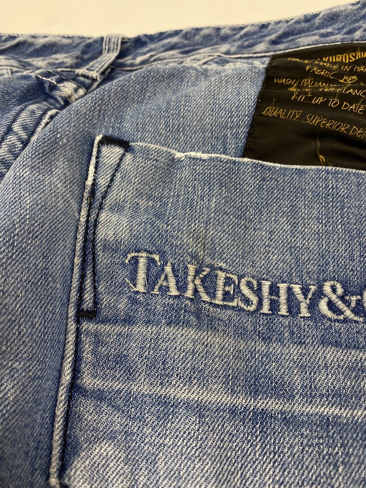 Takeshy Kurosawa Takeshy Kurosawa Denim Jeans Pants Size US 34 / EU 50 - 12 Thumbnail