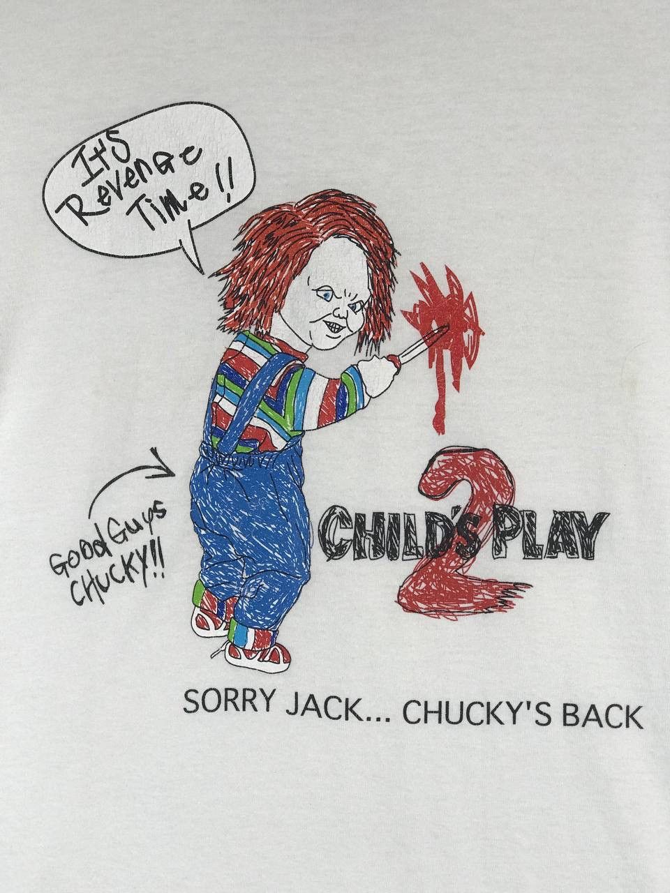 Other Vintage rare Childs Play 2 chucky horror movie Size US M / EU 48-50 / 2 - 3 Thumbnail