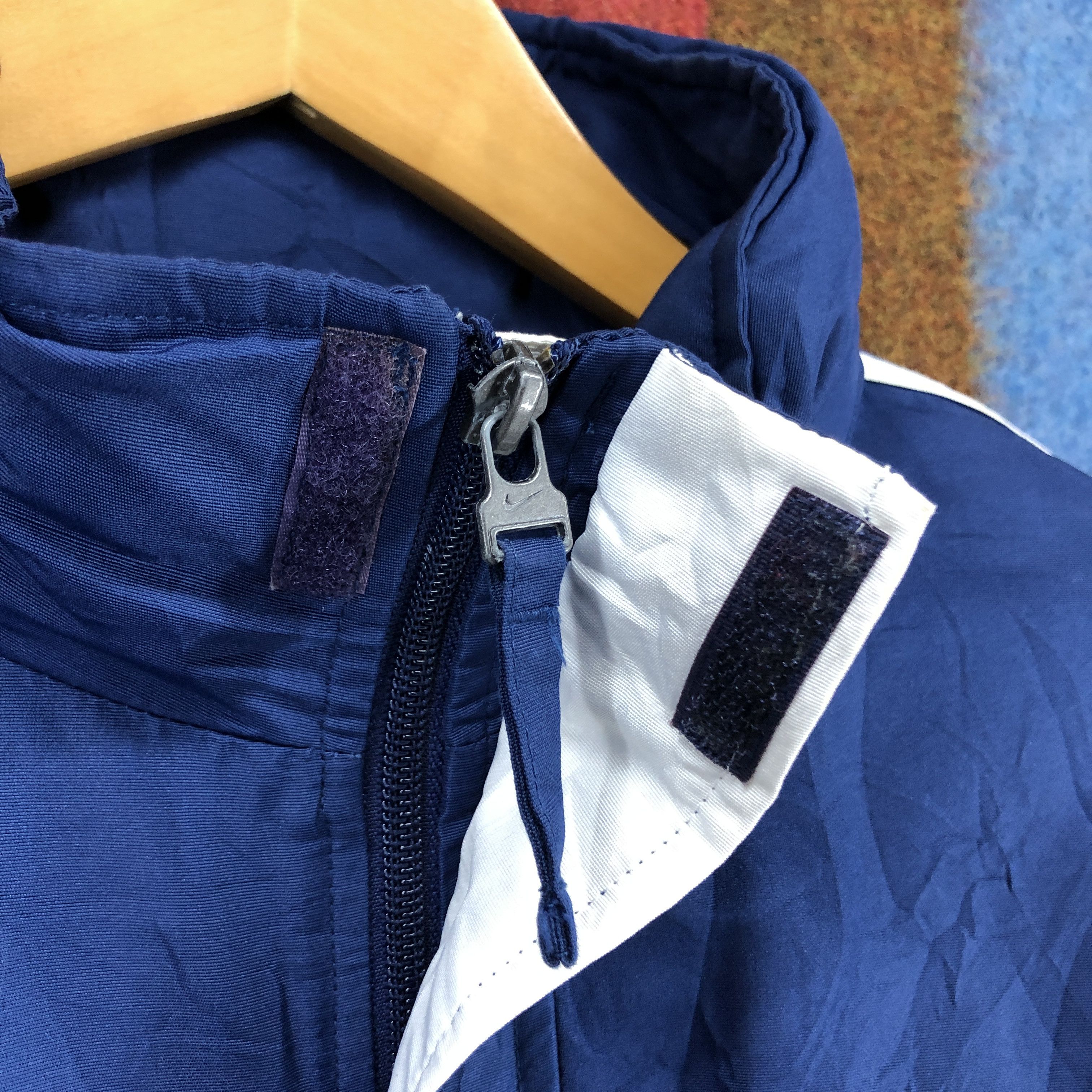 Nike 90s Vintage NIKE BLACK LABEL Nylon Jacket W/Hoodie #0437/S Size US XL / EU 56 / 4 - 3 Thumbnail