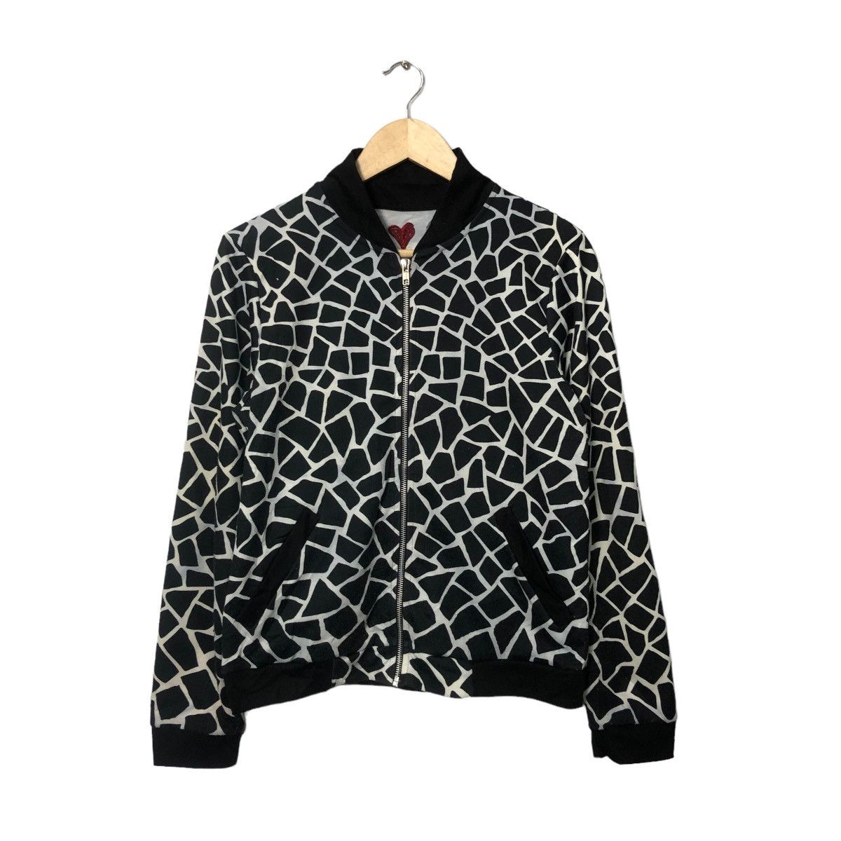 Vintage Desigual Zipper Ups Full Print Sweater Jacket