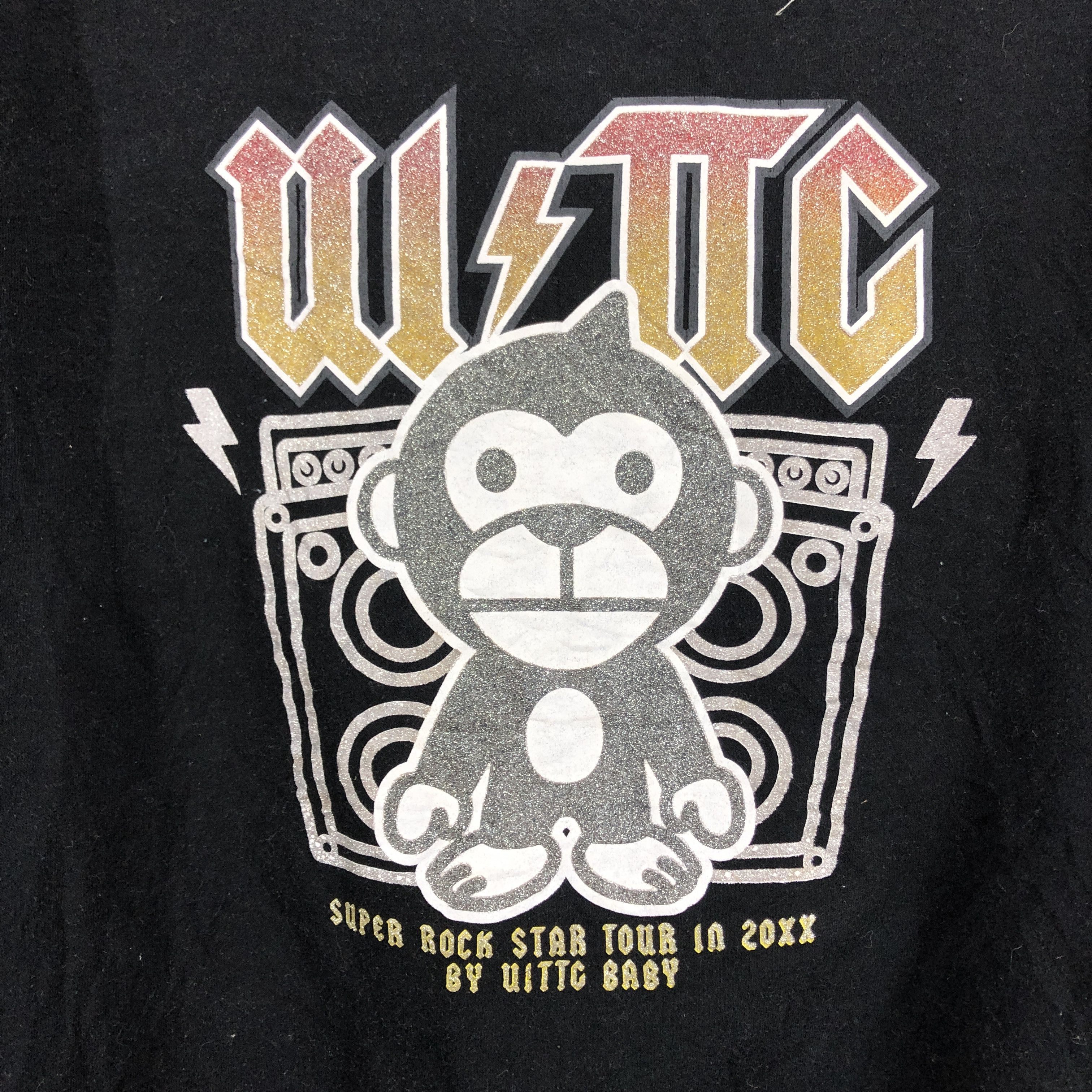 Japanese Brand UITTG BABY ROCK STAR Crew Neck Sweatshirt #2754-100 Size US S / EU 44-46 / 1 - 6 Thumbnail