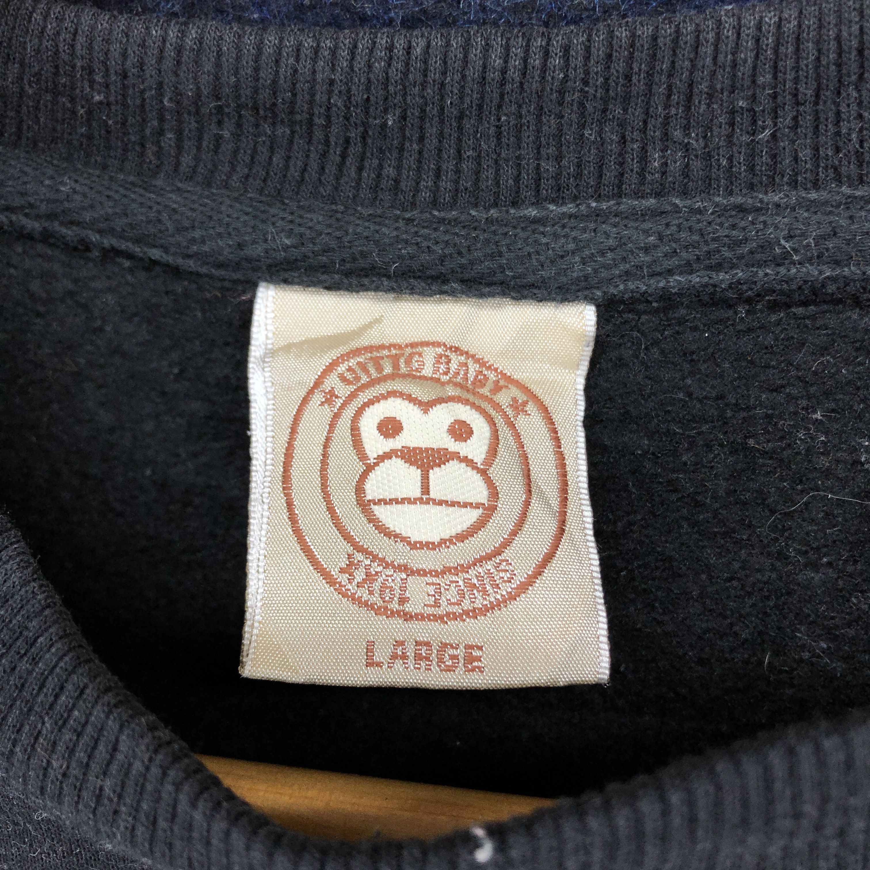 Japanese Brand UITTG BABY ROCK STAR Crew Neck Sweatshirt #2754-100 Size US S / EU 44-46 / 1 - 8 Thumbnail