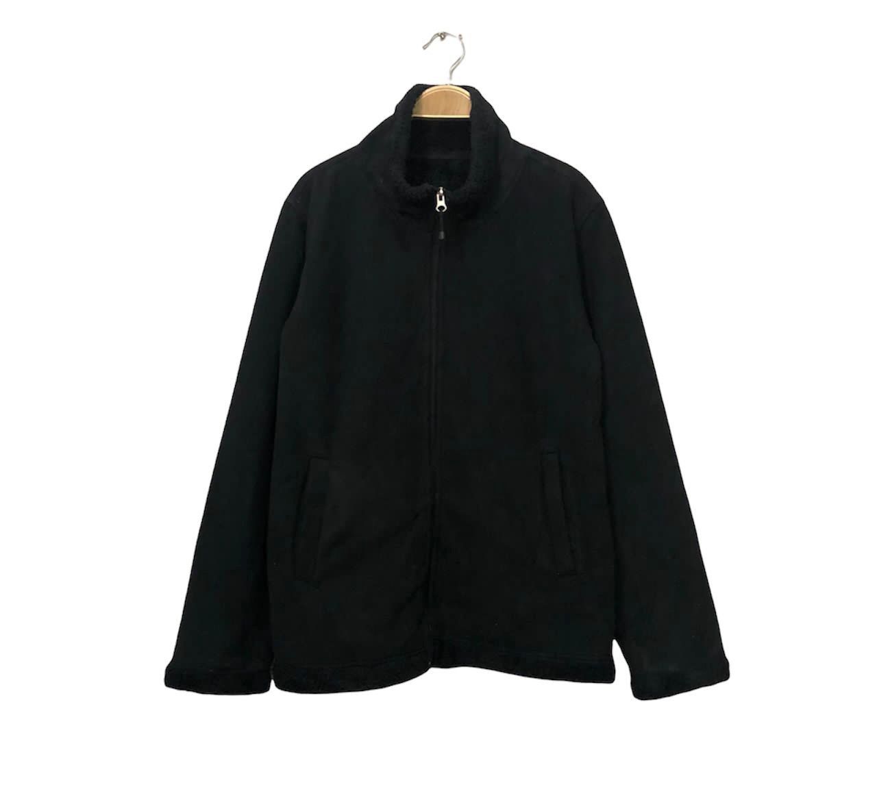 Japanese Brand Vintage Real Standard Zipper Ups Fleece Inside Jacket Size US M / EU 48-50 / 2 - 1 Thumbnail
