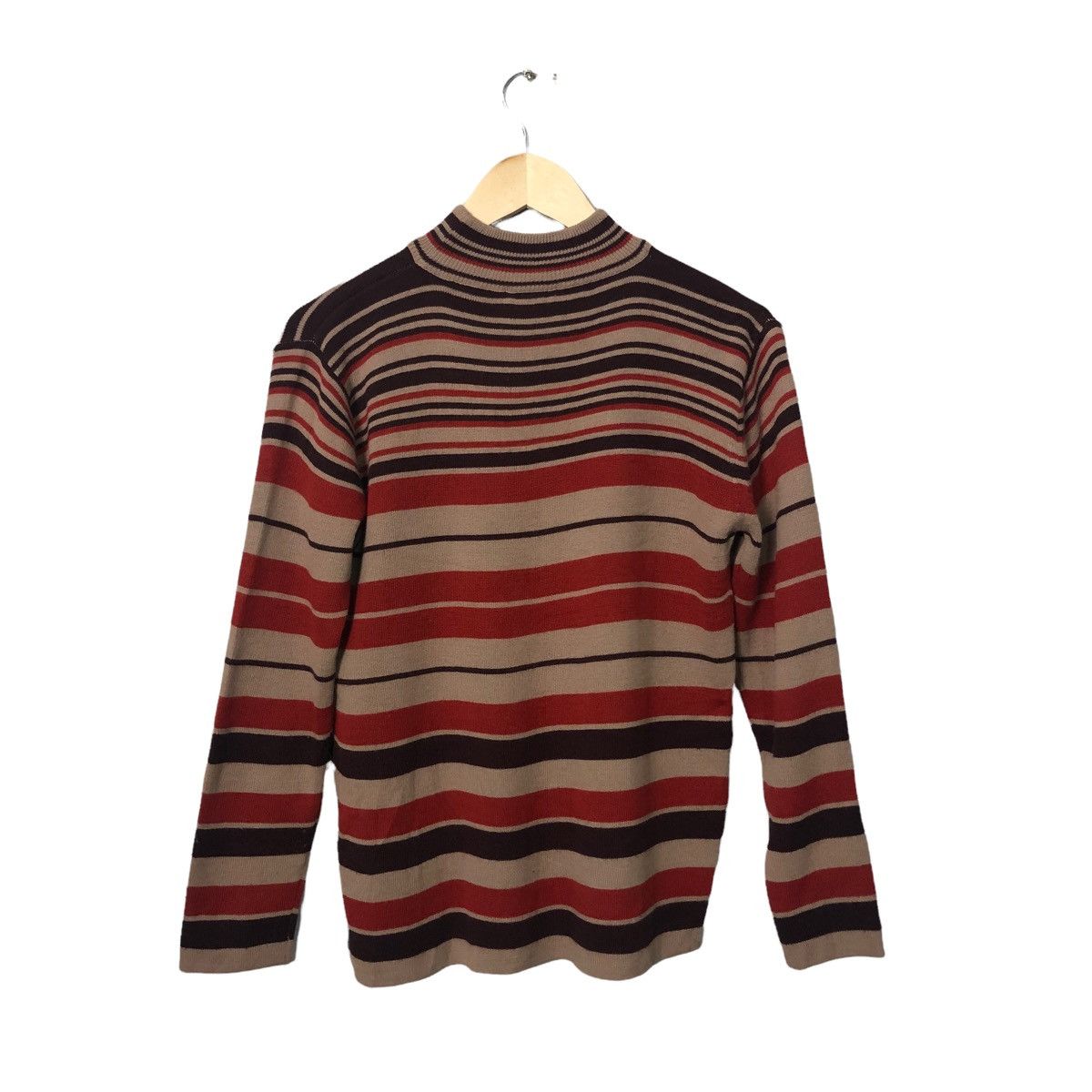 Aran Isles Knitwear × Homespun Knitwear Vintage Kerry Blue Crewneck Striped Knitwear Sweater Jumper Size US S / EU 44-46 / 1 - 5 Thumbnail
