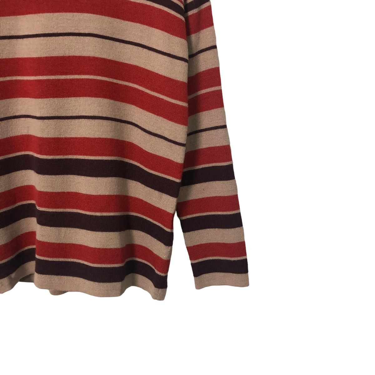 Aran Isles Knitwear × Homespun Knitwear Vintage Kerry Blue Crewneck Striped Knitwear Sweater Jumper Size US S / EU 44-46 / 1 - 2 Thumbnail