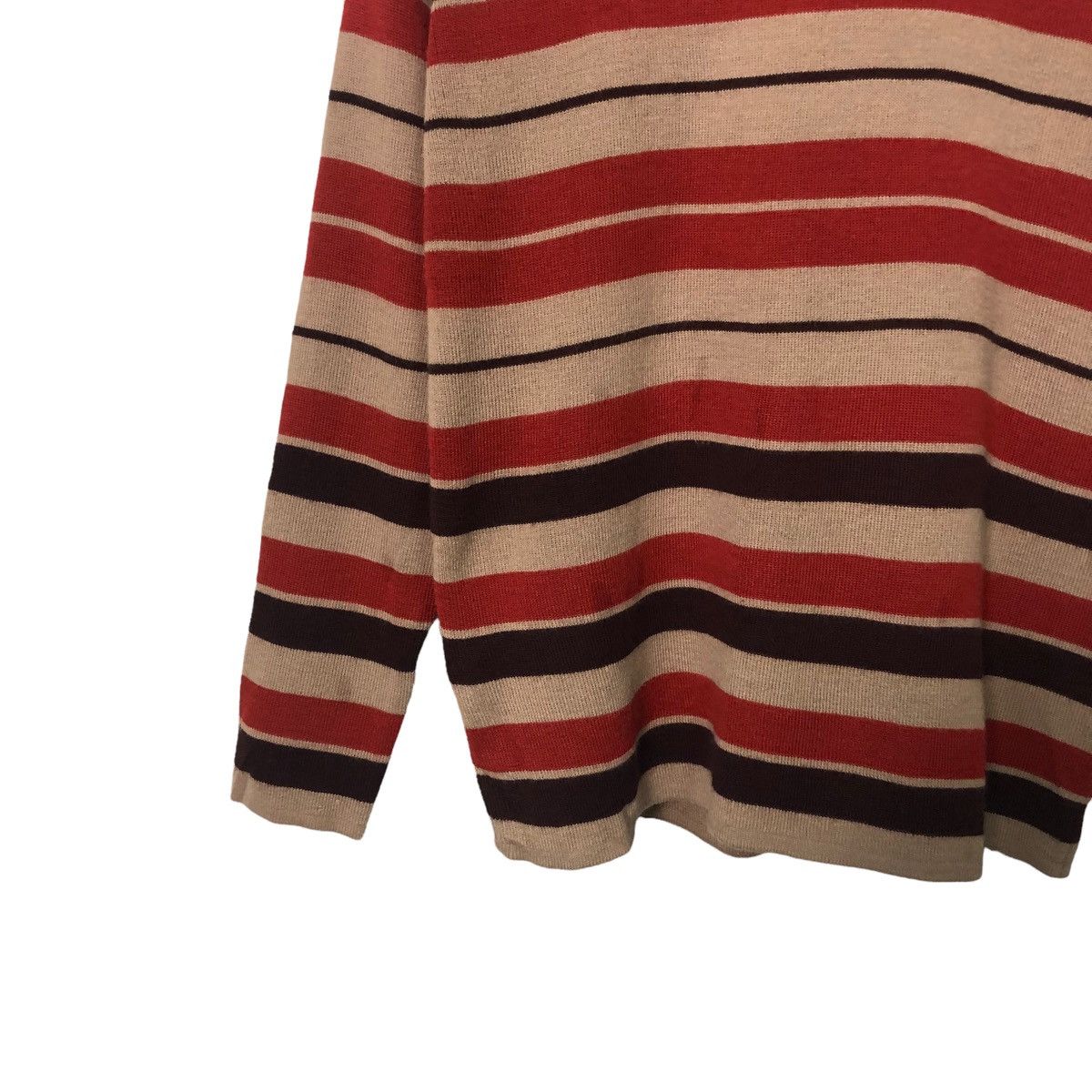 Aran Isles Knitwear × Homespun Knitwear Vintage Kerry Blue Crewneck Striped Knitwear Sweater Jumper Size US S / EU 44-46 / 1 - 3 Thumbnail