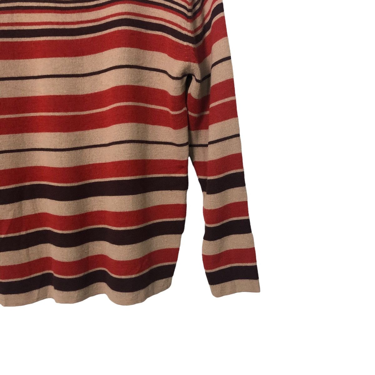 Aran Isles Knitwear × Homespun Knitwear Vintage Kerry Blue Crewneck Striped Knitwear Sweater Jumper Size US S / EU 44-46 / 1 - 6 Thumbnail