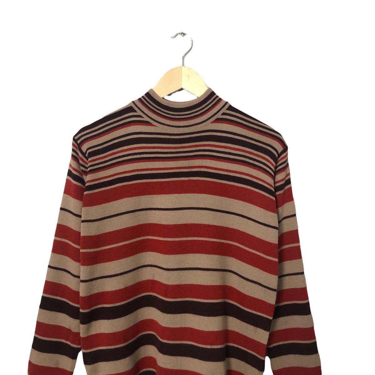 Aran Isles Knitwear × Homespun Knitwear Vintage Kerry Blue Crewneck Striped Knitwear Sweater Jumper Size US S / EU 44-46 / 1 - 4 Thumbnail
