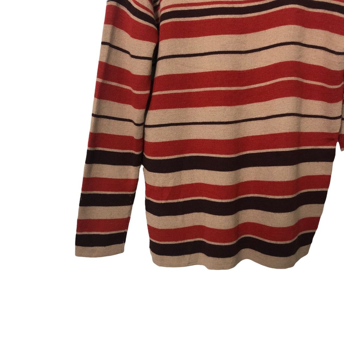 Aran Isles Knitwear × Homespun Knitwear Vintage Kerry Blue Crewneck Striped Knitwear Sweater Jumper Size US S / EU 44-46 / 1 - 7 Thumbnail