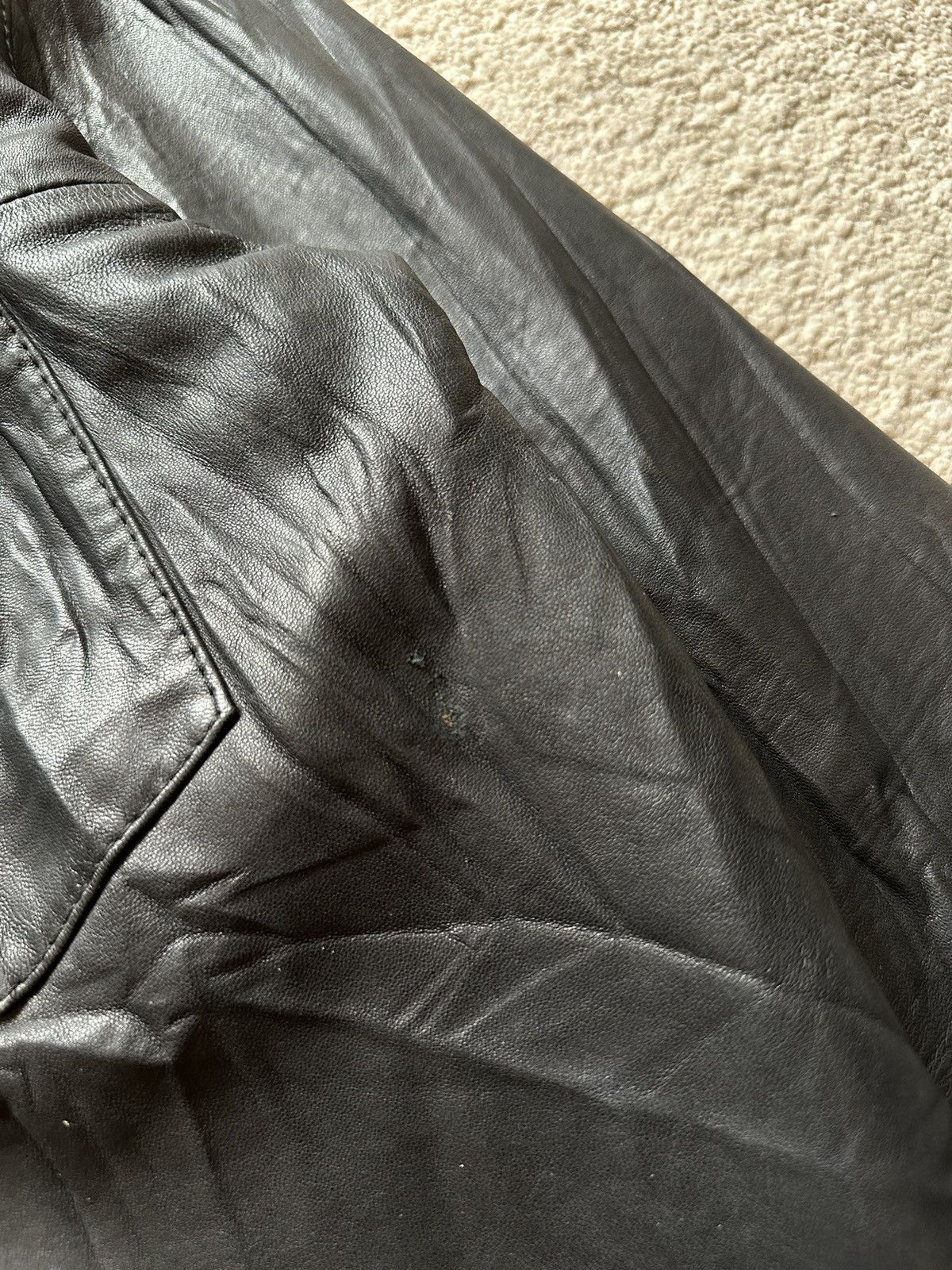 Dolce & Gabbana 1990s Dolce & Gabbana Leather Jacket Size US L / EU 52-54 / 3 - 6 Thumbnail