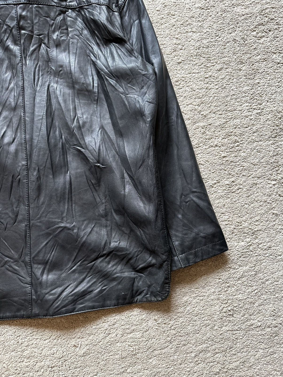 Dolce & Gabbana 1990s Dolce & Gabbana Leather Jacket Size US L / EU 52-54 / 3 - 11 Thumbnail