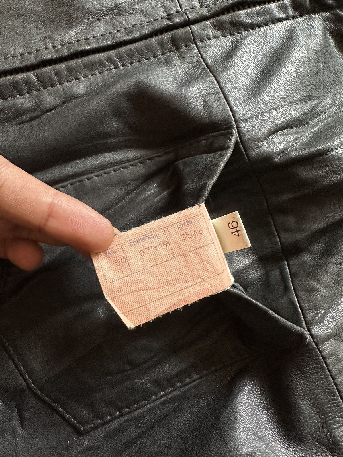 Dolce & Gabbana 1990s Dolce & Gabbana Leather Jacket Size US L / EU 52-54 / 3 - 15 Thumbnail