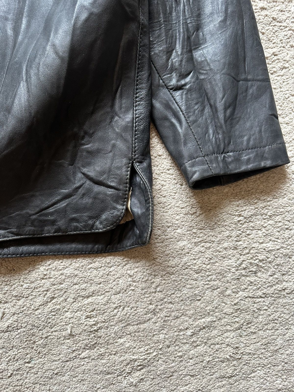 Dolce & Gabbana 1990s Dolce & Gabbana Leather Jacket Size US L / EU 52-54 / 3 - 4 Thumbnail