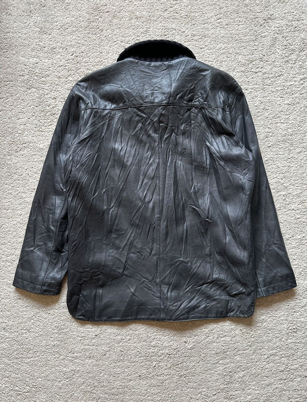 Dolce & Gabbana 1990s Dolce & Gabbana Leather Jacket Size US L / EU 52-54 / 3 - 9 Thumbnail