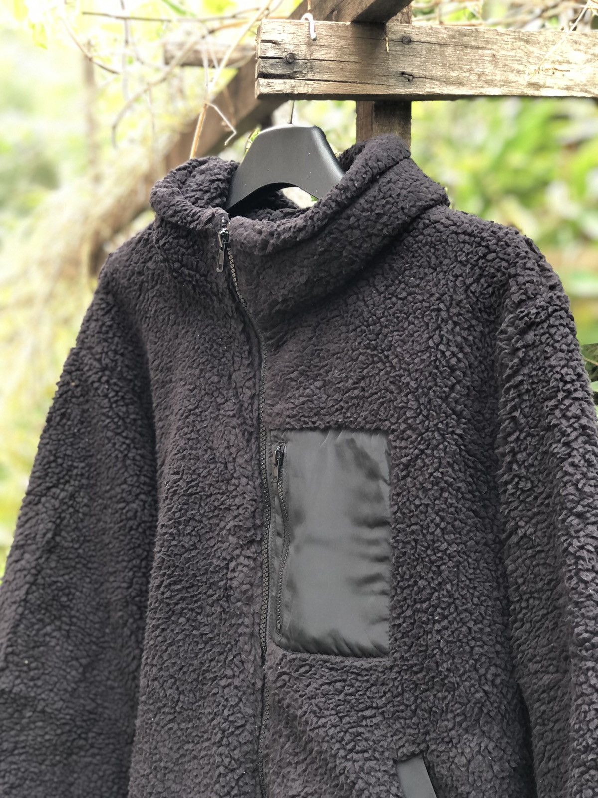 Japanese Brand Vintage Deep Pile Sherpa Bulky Sweater Hoodie Jacket Size US M / EU 48-50 / 2 - 2 Thumbnail