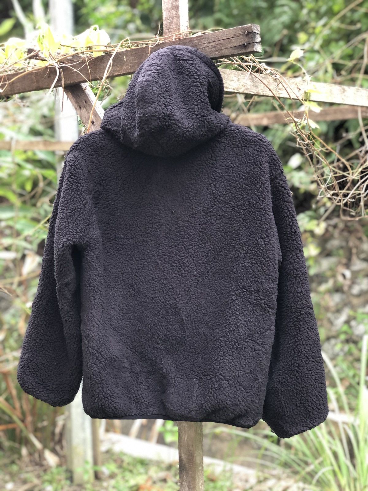 Japanese Brand Vintage Deep Pile Sherpa Bulky Sweater Hoodie Jacket Size US M / EU 48-50 / 2 - 4 Thumbnail