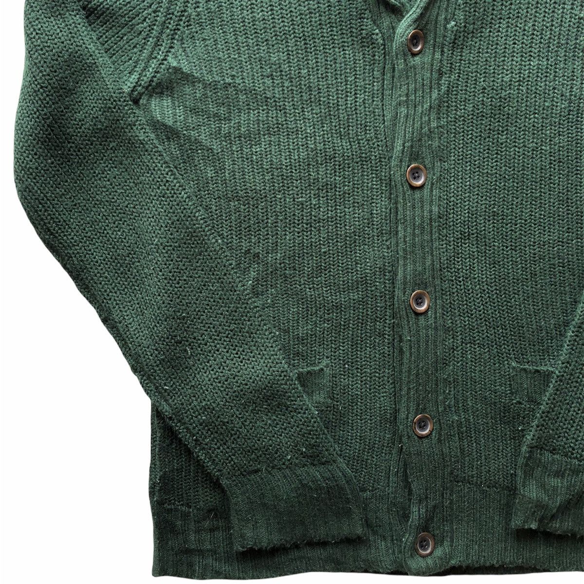 Japanese Brand Vintage Knit Shawl Collar Natural Story Authentic Garment Size US L / EU 52-54 / 3 - 4 Thumbnail